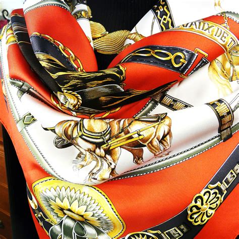 hermes scarf horseshoe|authentic hermes scarf.